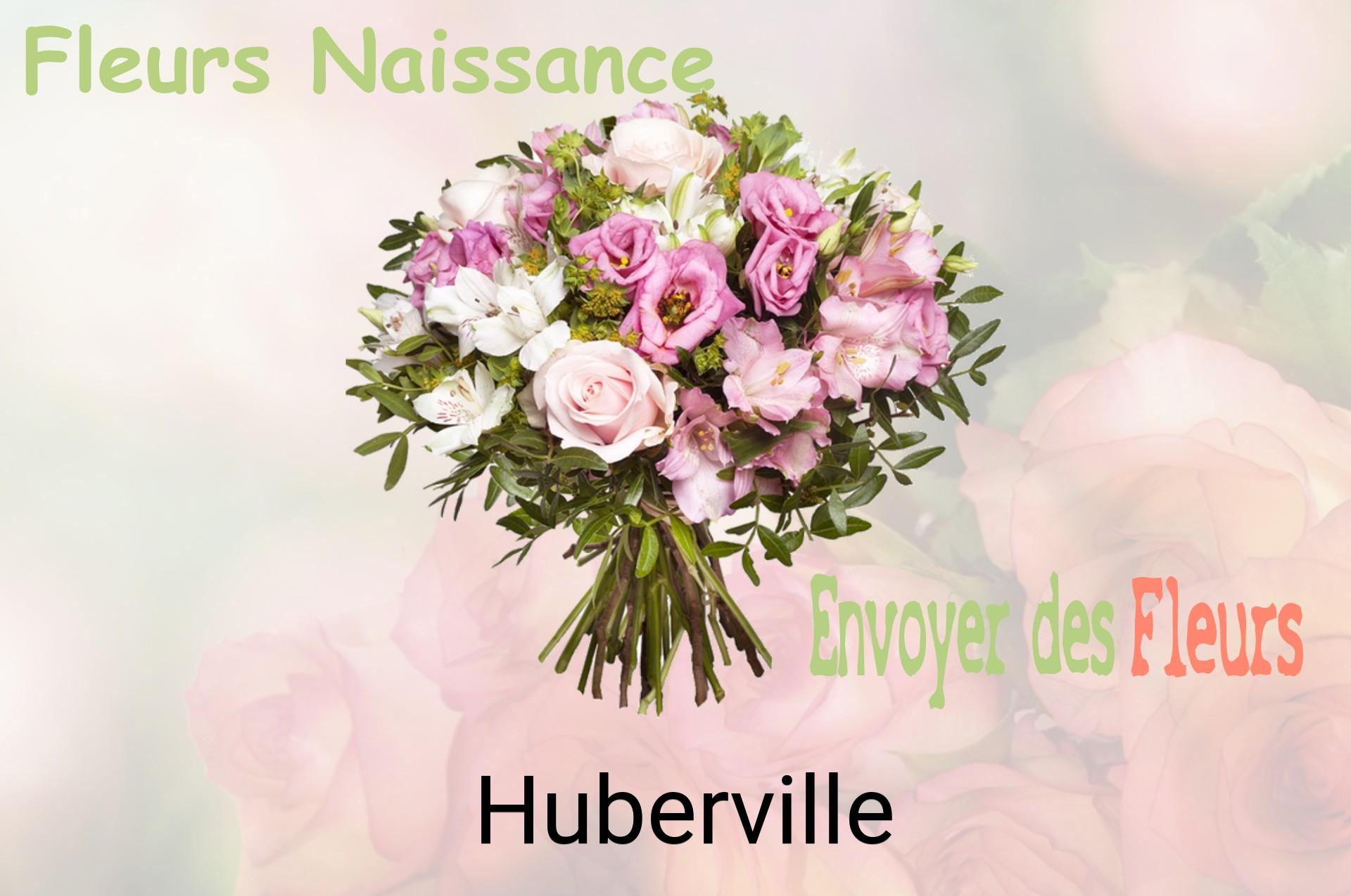 Bouquet de fleurs de naissance livré à Huberville